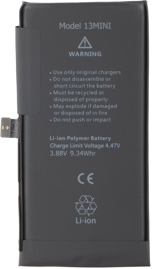Apple iPhone 13 mini Akku mit BMS Flex Band Integration (keine Lötkontakte erforderlich) 