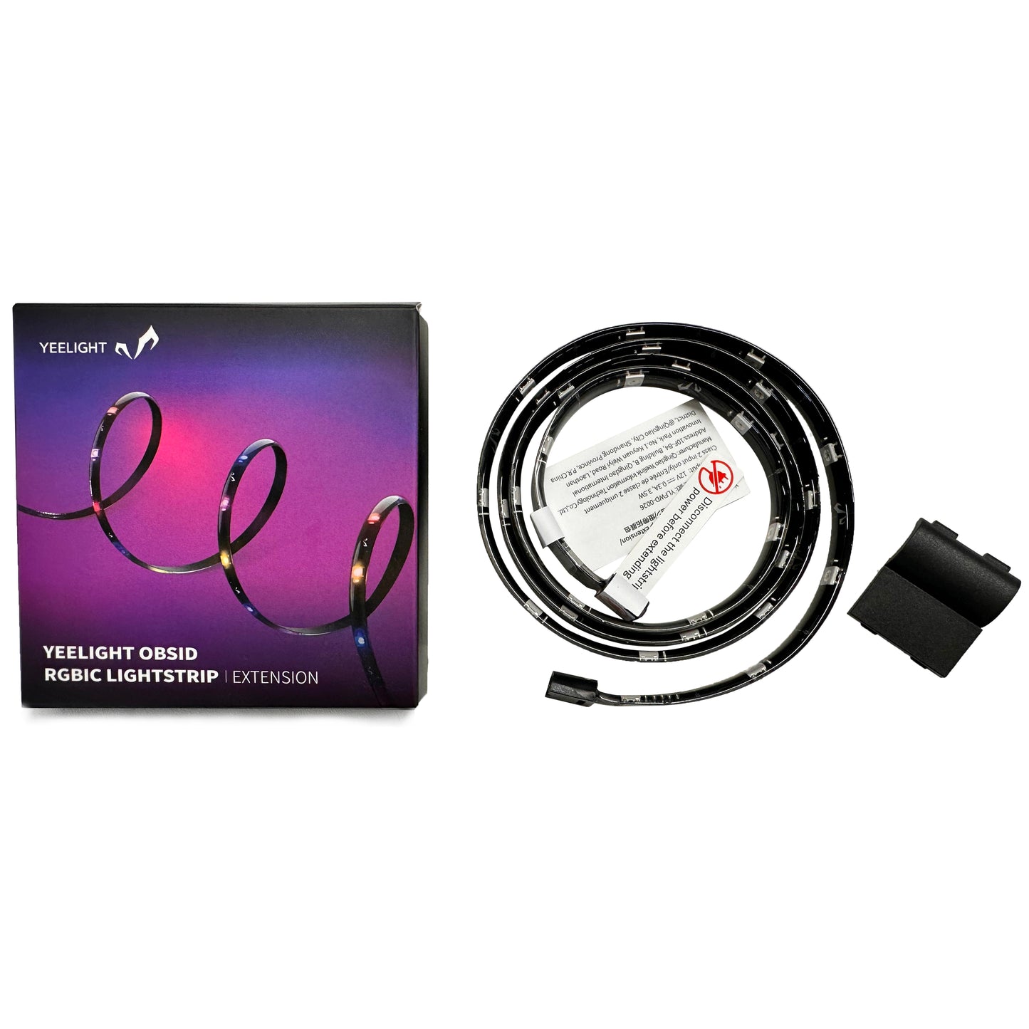 Yeelight Led Strip, 3.5W, OBSID RGBIC, Verlängerung, 1m, Schwarz YLFWD-0026 YLFWD-0026 