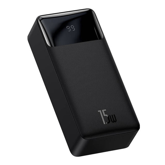 Baseus Bipow Externer Akku, 30000mAh, 15W, 1 x USB-C - 2 x USB-A, Schwarz PPBD05050201 