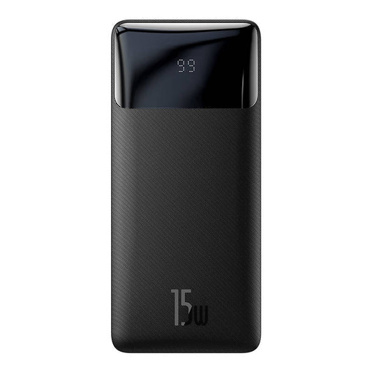Baseus Bipow Externer Akku, 30000mAh, 15W, 1 x USB-C - 2 x USB-A, Schwarz PPBD05050201 