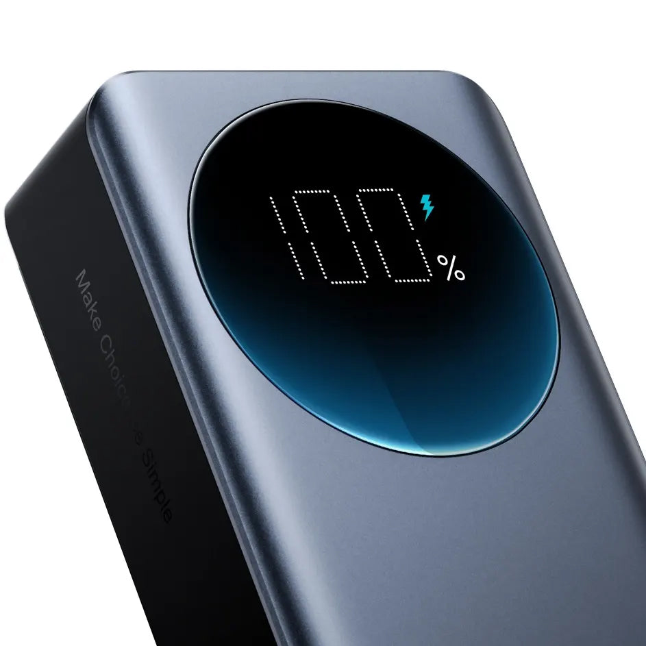 Joyroom Externe Batterie JR-PBF05, 30000mAh, 65W, QC + PD, 1 x USB-A - 2 x USB-C, Schwarz 