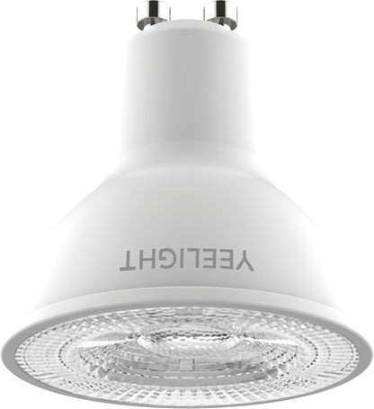 Yeelight W1 LED-Glühbirne, Wi-Fi, GU10, 4,8 W, 2700 K, 350 lm, Satz mit 4 Stück, weiß YLDP004 
