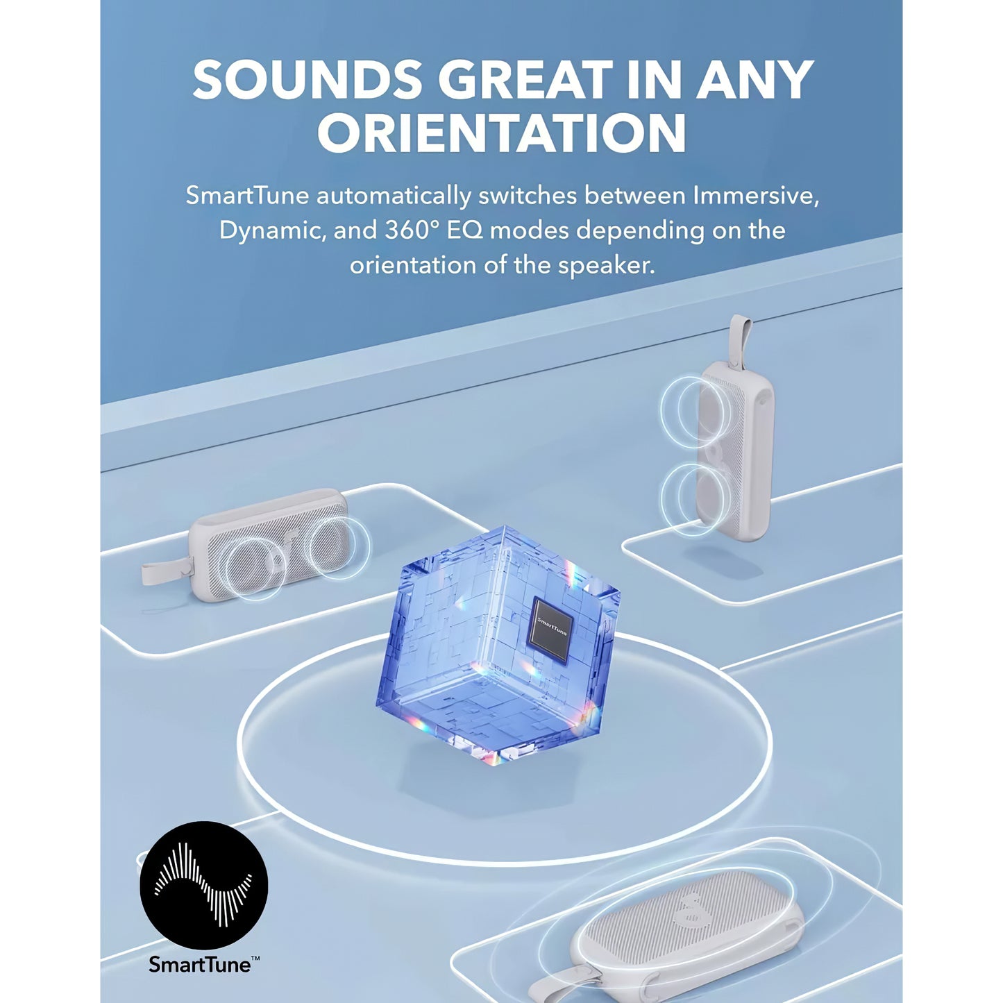 Bluetooth Portable Speaker Anker SoundCore Motion 300, 30W, TWS, Waterproof, Blue A3135031 