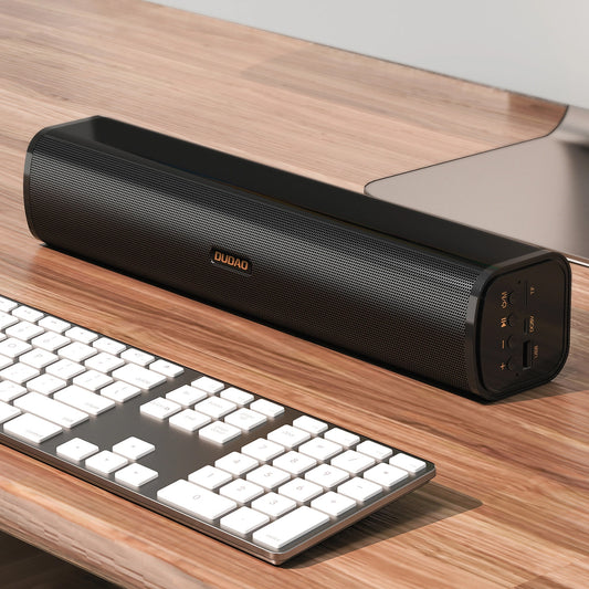 Tragbarer Bluetooth-Lautsprecher Dudao Y2+, 2 x 3 W, Schwarz 