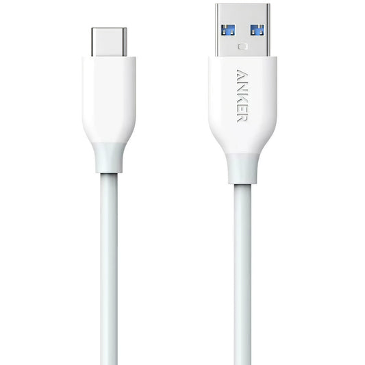 USB-A zu USB-C Anker PowerLine Daten- und Ladekabel, 18W, 0.9m, Weiß A8163021 