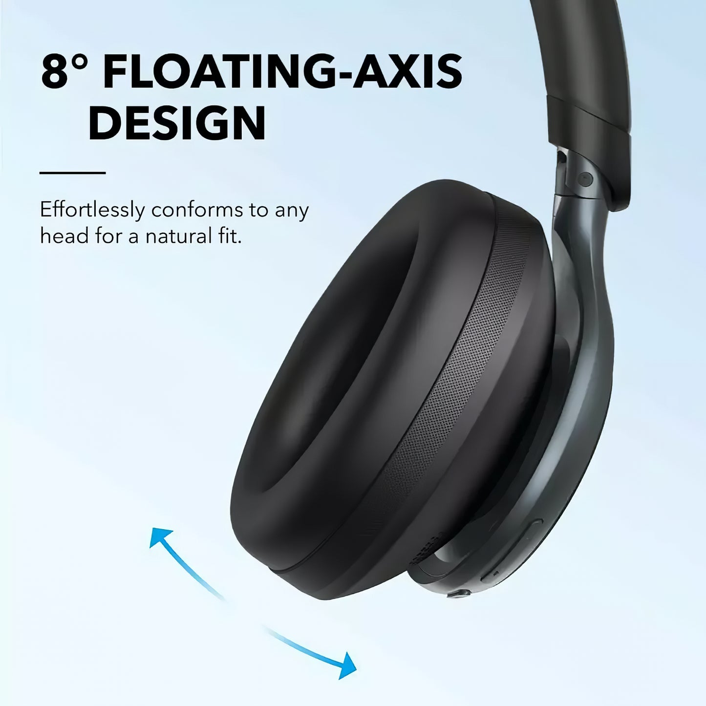 Handsfree Bluetooth Bluetooth Anker SoundCore Space On, Multipoint, A2DP, ANC, Black A3035G11 