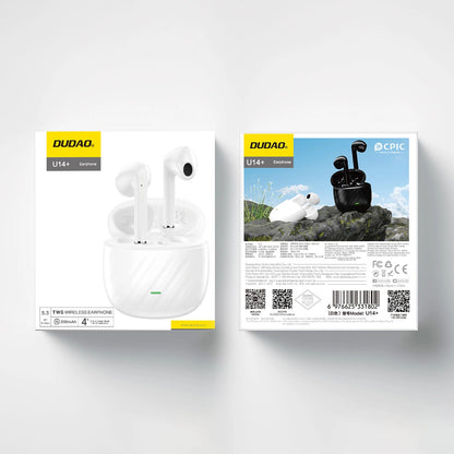 Bluetooth-Freisprecheinrichtung Dudao U14+, TWS, Weiß 
