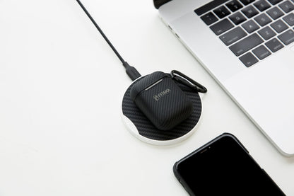 Pitaka Air Pal Tasche für Apple AirPods Gen 2 / Gen 1, Schwarz APM1001 APM1001