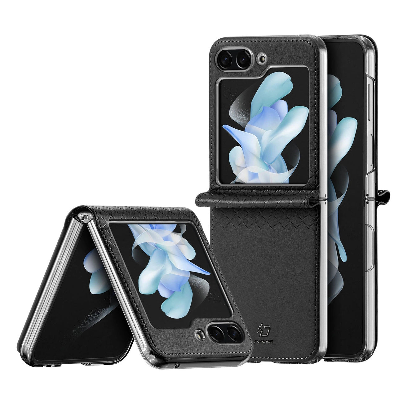 Pouch for Samsung Galaxy Z Flip5 F731, DUX DUCIS, DUX DUCIS, Glossy, Black 